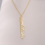 Personalized 18K Gold Plated Nameplate Customized Jewelry Gift for Women