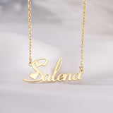 Personalized 18K Gold Plated Nameplate Customized Jewelry Gift for Women