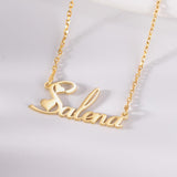 Personalized 18K Gold Plated Nameplate Customized Jewelry Gift for Women