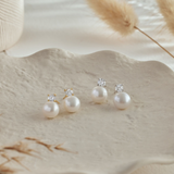 Pearl earrings