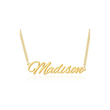 Personalized 18K Gold Plated Nameplate Customized Jewelry Gift for Women