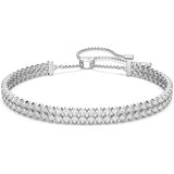 Subtle Bracelet Jewelry Collection, Clear Crystals