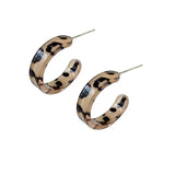 New fashion stud earrings retro trend stud earrings trend twist elegant ring earrings