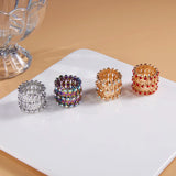 2 In 1 Magic Retractable Ring Bracelet Creative Stretchable Twist Folding Ring