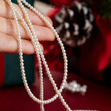 Elegant Jewelry Simple White Pearl Chain Choker Necklace For Women